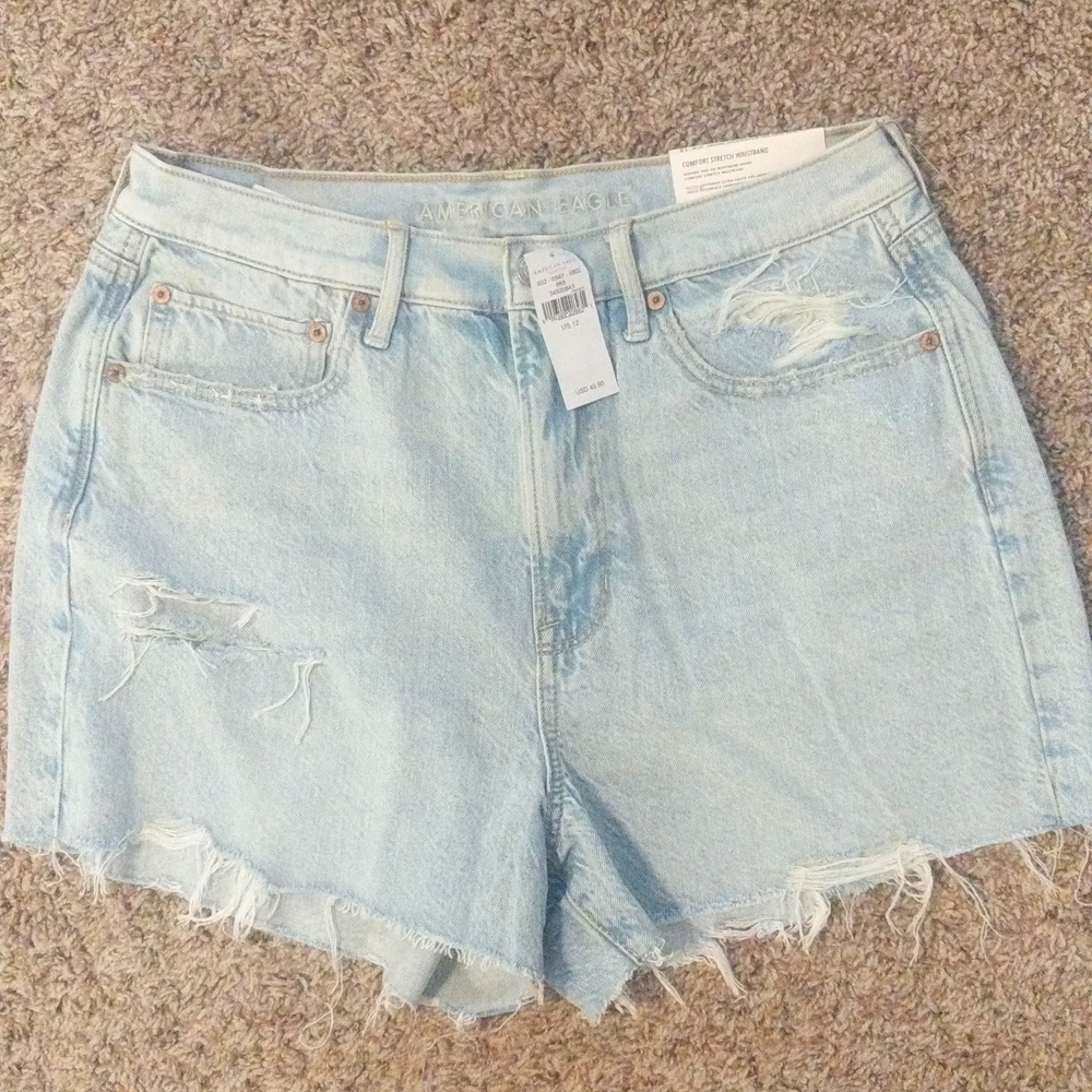 American Eagle AE Highest Rise 90s Boyfriend Shorts Size 12